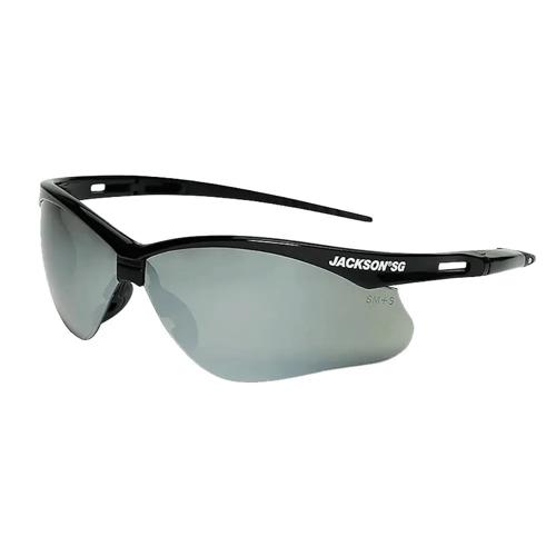 Jackson SG Safety Glasses – Black Frame – Smoke Anti-Fog Lens