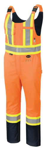 Salopette de s&eacute;curit&eacute; &laquo;Defender&reg;&raquo; ignifuge/anti-arc &eacute;lectrique/antistatique en trilamin&eacute; Oxford 300D &ndash; Orange haute visibilit&eacute; &ndash; 2TG photo du produit
