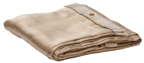 18 oz Silica Cloth Welding Blanket - Tan - 6' x 8' product photo