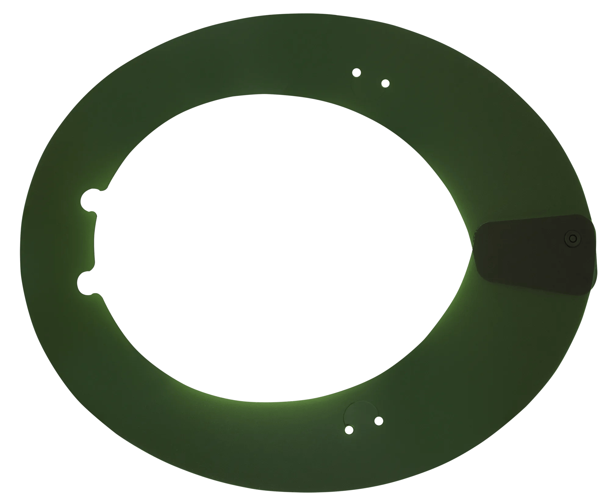 Sun Shade for Full Brim Hard Hat - Green | 14461 | Hard Hat