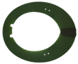 Sun Shade for Full Brim Hard Hat - Green product photo
