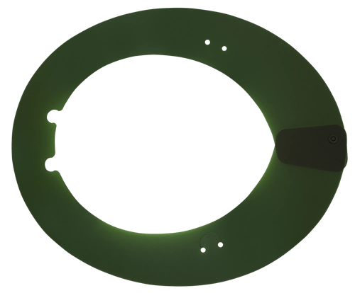 Sun Shade for Full Brim Hard Hat - Green product photo