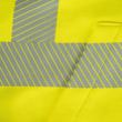 Hi-Vis 100% FR/Arc-Rated Heavyweight 12 oz Cotton Fleece Zip-Style Hoodie w/Detachable Hood - Hi-Vis Yellow - L product photo