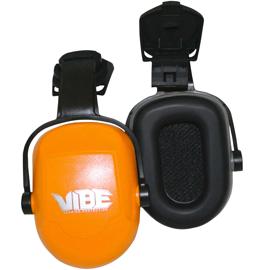 Safe 2 Protection System &ndash; H70 VIBE Earmuffs &ndash; 22 NRR &ndash; Orange &ndash; Hard Hat Mount product photo