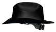 Western Outlaw Hard Hat - Western Brim Style - Black product photo