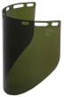 Face Shield Window - Polycarbonate - Molded - Shape R - IRUV 3.0 product photo