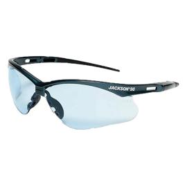 Jackson SG Safety Glasses &ndash; Blue Frame &ndash; Light Blue Anti-Scratch Hardcoat Lens product photo