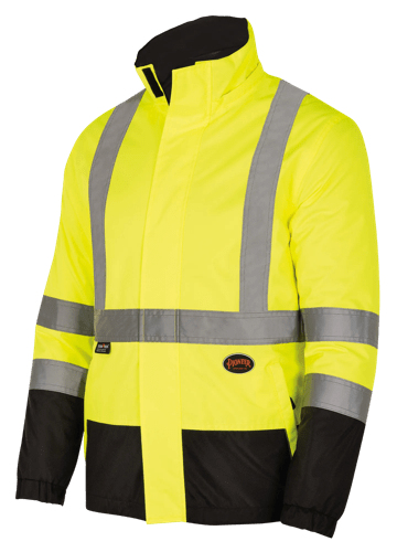 Hi-Vis Reversible Safety Jacket - Waterpoof/Breathable - Hi-Vis Yellow - XL product photo