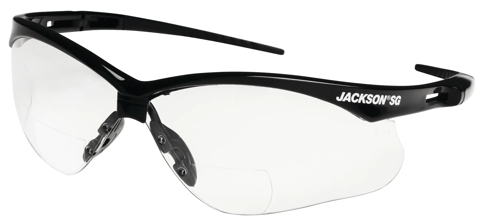 Jackson SG Safety Reading Glasses - Hardcoat - Clear Lens - 2.0