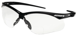 Jackson SG Safety Reading Glasses - Hardcoat -  Clear Lens - 2.0 product photo