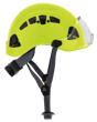 CH-450V Industrial Climbing Hard Hat - Flip-Up Wraparound Visor - Vented - Type 1 - Hi-Vis Green product photo