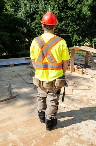 Hi-Vis Bird's-Eye Safety T-Shirt - Hi-Vis Yellow/Green - 3XL product photo