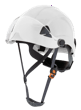 CH-350 Industrial Climbing Hard Hat w/Flip-Up Wraparound Visor - Non-Vented - White product photo
