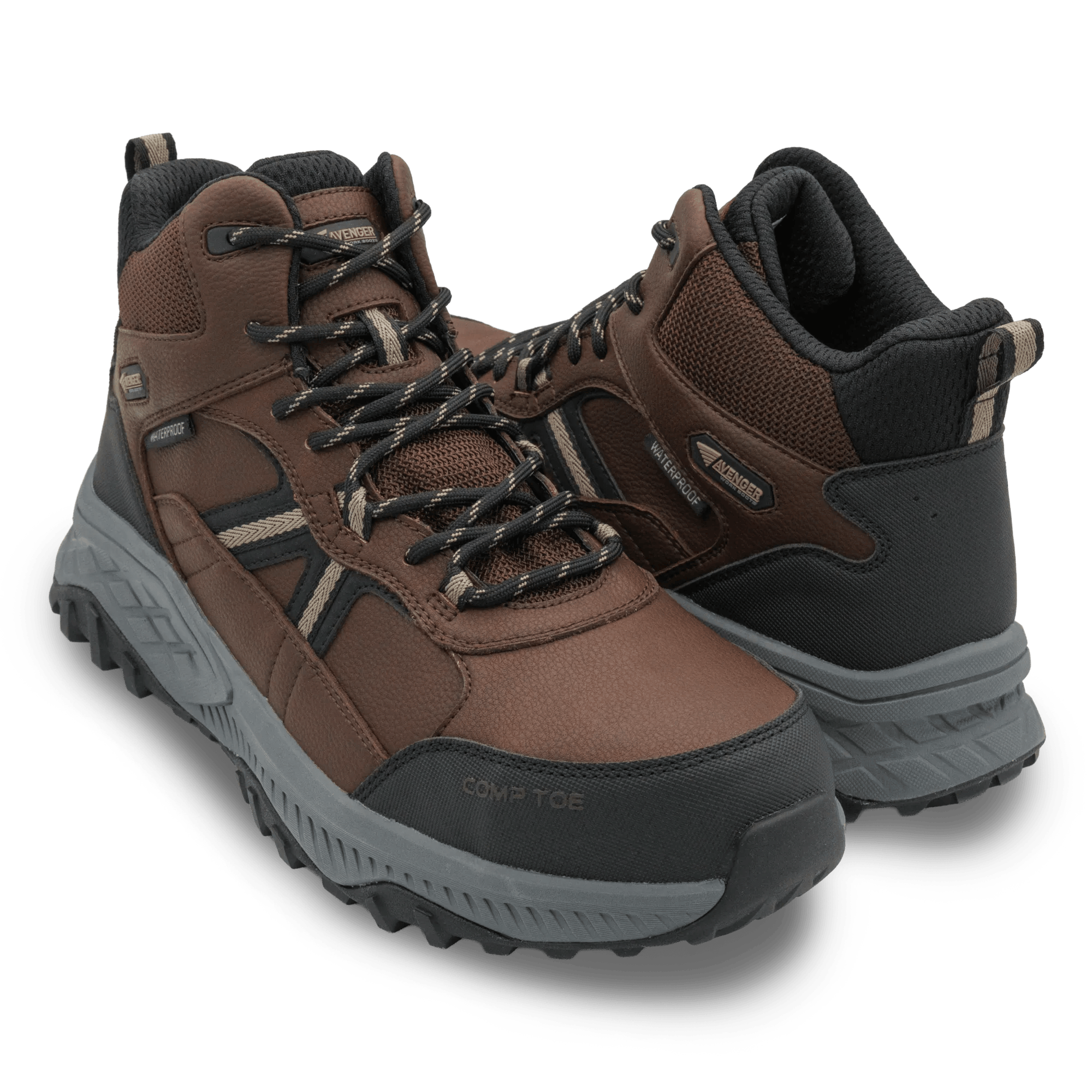 Avenger Summit Trail Mid - Men - CT EH WP SR SF - Brown - 8D