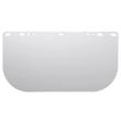 Polycarbonate Face Shield Window &ndash; Shape E &ndash; Unbound &ndash; Clear product photo