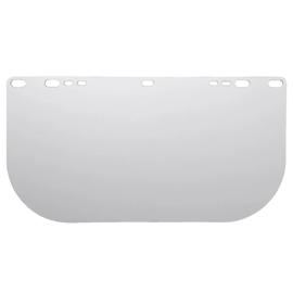 Polycarbonate Face Shield Window &ndash; Shape E &ndash; Unbound &ndash; Clear product photo