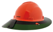 Sun Shade for Full Brim Hard Hat - Green product photo