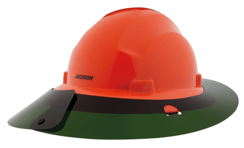Sun Shade for Full Brim Hard Hat - Green product photo