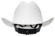 Western Outlaw Hard Hat - White product photo