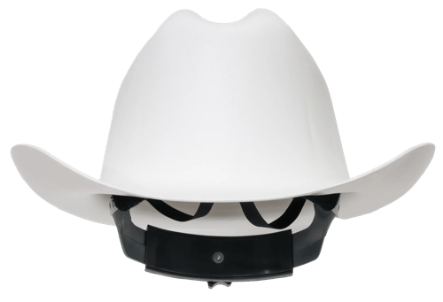 Western Outlaw Hard Hat - White product photo