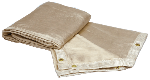 18 oz Silica Cloth Welding Blanket - Tan - 6' x 6' product photo