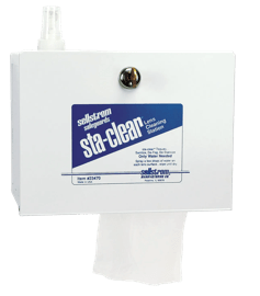 Sta-Clear Lens Cleaning Metal Station - 1,000 Tissues - Spray Bottle product photo