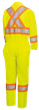 Combinaison de s&eacute;curit&eacute; routi&egrave;re haute visibilit&eacute; pour femme - Jaune/vert haute visibilit&eacute; - TG photo du produit