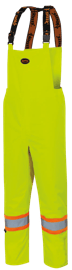 Salopette isolante &laquo; The Rock &raquo; en polyester Oxford 300 D enduit de PU &ndash; Jaune/vert haute visibilit&eacute; &ndash; Taille homme G photo du produit