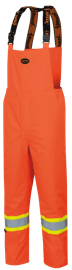 Salopette isolante &laquo; The Rock &raquo; en polyester Oxford 300 D enduit de PU &ndash; Orange haute visibilit&eacute; &ndash; Taille homme G photo du produit
