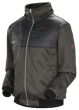 Heated Fleece Hoodie Jacket – Nano Carbon Technology – Polar Fleece – Detachable Hood – Charcoal - XL product photo