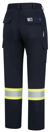 Hi-Vis FR/Arc-Rated 7.5 oz  88/12 Safety Cargo Pants - Navy - 36x34 product photo