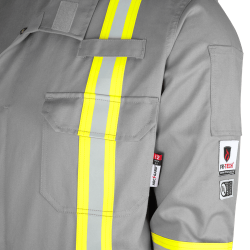FR-Tech® Hi-Vis 88/12 7 oz FR/ARC-Rated Safety Coveralls