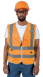 Hi-Vis Poly Tricot  Safety Vest - Hi-Vis Orange - XL product photo