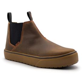 Airwalk Venice Chelsea Leather CT - Men's - CT EH SF SR - Buffalo Crazy Horse Gum - 11EE product photo