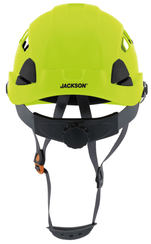 CH-450V Industrial Climbing Hard Hat - Flip-Up Wraparound Visor - Vented - Type 1 - Hi-Vis Green product photo