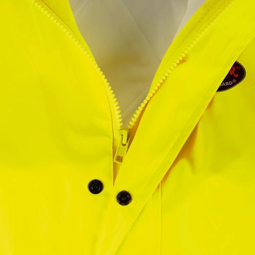 Hi-Vis Flame-Resistant Waterproof PU Stretch Jacket – Hi-Vis