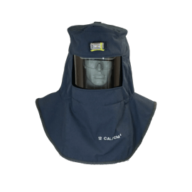 12 Cal LAN2ST&trade; Arc Flash Hood with Hard Cap and Ventilation System &ndash; Black &ndash; O/S product photo