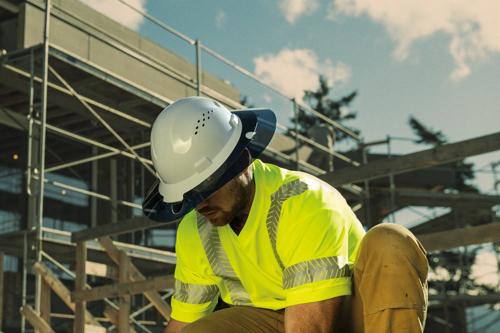 Hi-Vis CoolPass® Short-Sleeved Safety Shirt - Hi-Vis Yellow/Green - L product photo