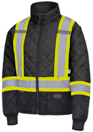 Manteau de cong&eacute;lateur matelass&eacute; &ndash; noir &ndash;  homme TP photo du produit