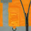 Hi-Vis Mesh Poly Safety Vest - Zipper Closure - Hi-Vis Orange - 4XL product photo