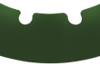 Sun Shade for Full Brim Hard Hat - Green product photo