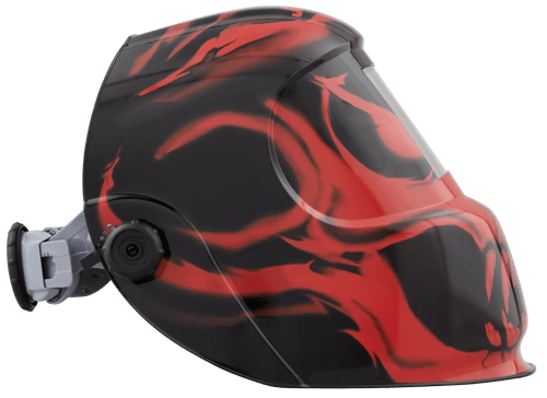 Premium Graphic Welding Helmet - ADF Variable Shade - Bead Demon product photo