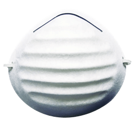 R05 Disposable Dust Mask - Universal Size - Adjustable - White - 50/Box product photo