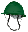 BLOCKHEAD2 Type 2 Full Brim Safety Helmet &ndash; Non-Vented &ndash; Green product photo