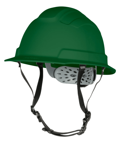 BLOCKHEAD2 Type 2 Full Brim Safety Helmet &ndash; Non-Vented &ndash; Green product photo