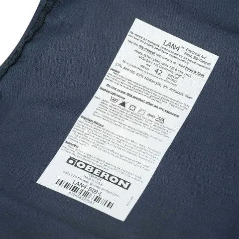 40 Cal LAN&trade; Series Arc Flash Bib Overalls 4XL product photo
