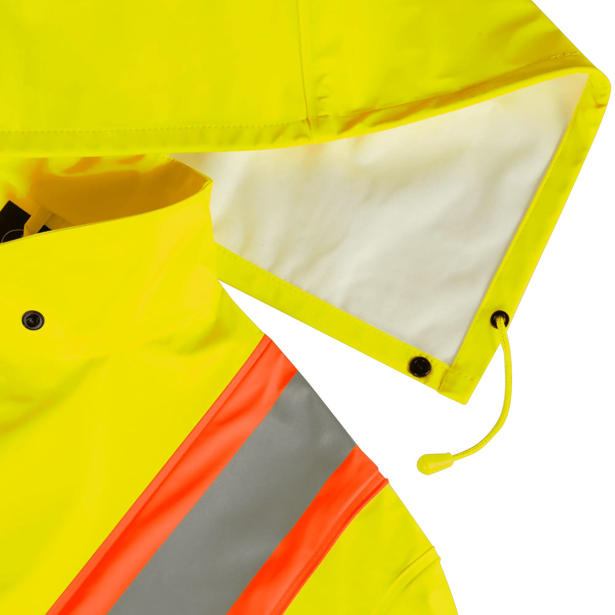 Hi-Vis Flame-Resistant Waterproof PU Stretch Jacket – Hi-Vis