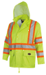 Waterproof Lightweight Safety Rain Suit - Yellow/Green - S product photo