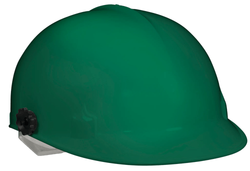 C10 Series Bump Cap with Face Shield Attachment - Green product photo