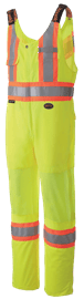 Salopette de s&eacute;curit&eacute; routi&egrave;re haute visibilit&eacute; - Jaune/vert haute visibilit&eacute; - TG photo du produit